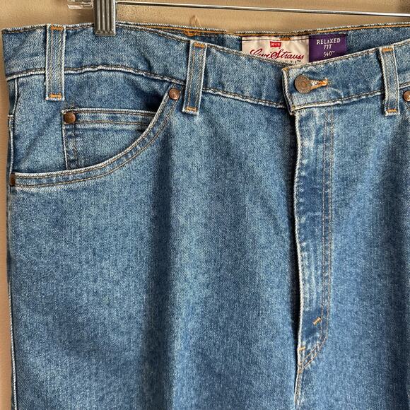 Levi's Vintage 90s 540 Relaxed Fit Made in USA Jeans Brown Tab 38x32 - Picture 3 of 13
